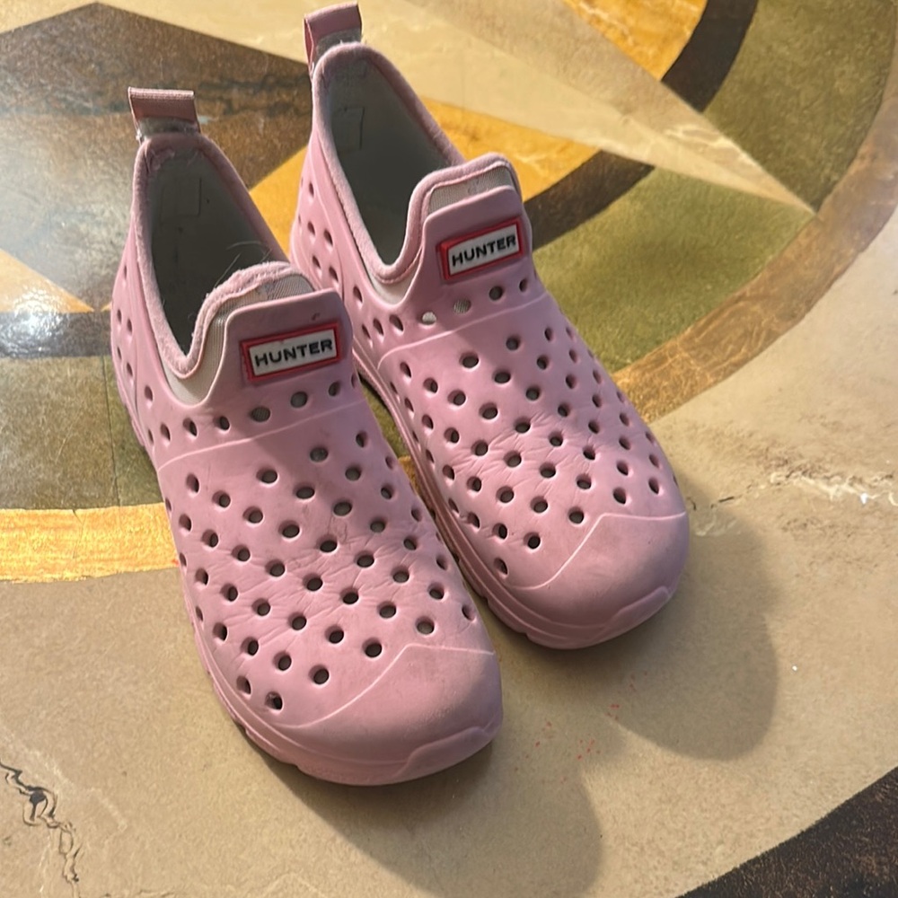 Hunter Pink Water Shoes Lightweight Slip-On
